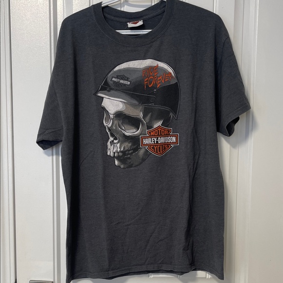 Harley-Davidson Other - Harley-Davidson Gray Skull Graphic Tee
